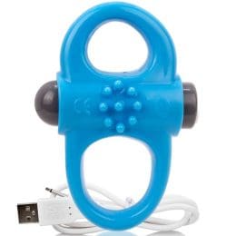 SCREAMING O - RECHARGEABLE VIBRATING RING YOGA BLUE